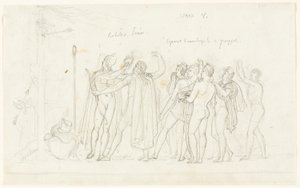 Das Bogenschießen, aus der Aeneis, Buch V