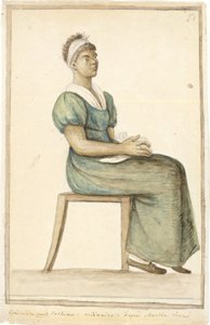 Porträt eines afroamerikanischen Kochs in gewöhnlicher Kleidung, undatiert von Anne Marguerite Hyde de Neuville