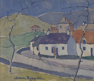 Bauernhof bei Ruberslaw von Anne Redpath