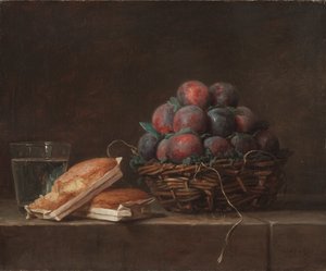 Korb mit Pflaumen, 1769