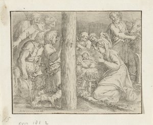 Anbetung der Hirten von Annibale Carracci
