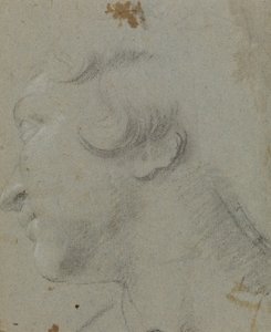 Carracci - Kopf der heiligen Katharina, RCIN 902115 von Annibale Carracci