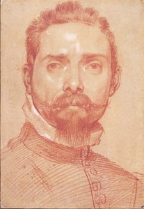 Männliches Porträt von Annibale Carracci