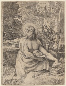 Der heilige Hieronymus in der Wildnis