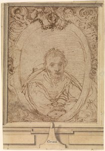 Selbstporträt, 1580er von Annibale Carracci