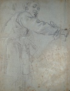Studie einer drapierten männlichen Figur, 1580-1609