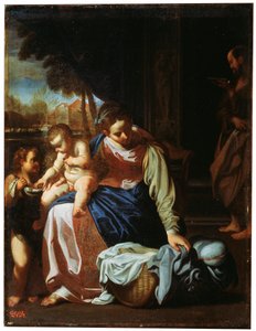 Die Heilige Familie, spätes 16. oder frühes 17. Jahrhundert von Annibale Carracci