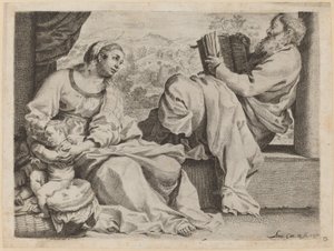 Die Heilige Familie mit Johannes dem Täufer