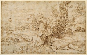Die Rückkehr von der Flucht von Annibale Carracci