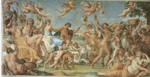 Triumph des Bacchus und Ariadne von Annibale Carracci