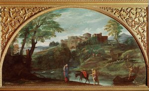 Die Flucht nach Ägypten von Annibale Carracci