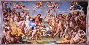 Triumph des Bacchus und Ariadne von Annibale Carracci