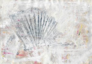 Verblasster Fächerabstrakt von Annick