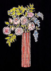 Lebendige Blumenvase von Annick