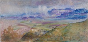 Regenwolken, Monte Gennaro von Annie Louisa Swynnerton