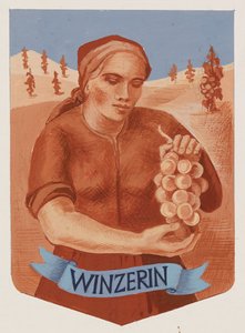Winzerin von Anny Dollschein