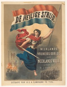 Plakat für Der Heilige Kampf von Willem Jacobszoon Hofdijk