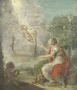 Allegorische Darstellung der Geburt von Wilhelm Friedrich, Prinz von Oranien-Nassau, später König Wilhelm I. von Anonymous
