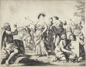 Allegorie mit Minerva von Anonymous