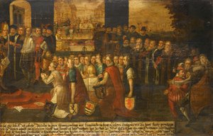 Allegorie der Tyrannei des Herzogs von Alba in den Niederlanden
