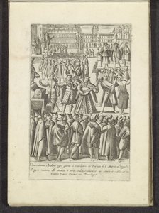 Vergnügen auf dem Markusplatz in Venedig von Anonymous