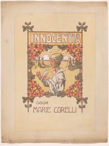 Einbandentwurf für: Marie Corelli, Innocentia: Traumleben und Wirklichkeit (Innocence), 1915 von Anonymous