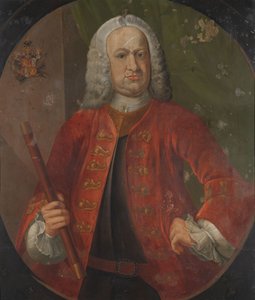 Porträt von Gustaaf Willem, Baron van Imhoff, Generalgouverneur der Niederländischen Ostindien-Kompanie von Anonymous