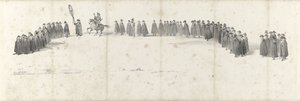 Beerdigung des verstorbenen Königs Wilhelm II. in Delft am 4. April 1849 von Anonymous