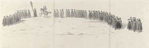 Beerdigung des verstorbenen Königs Wilhelm II. in Delft am 4. April 1849 (Blatt 2) von Anonymous