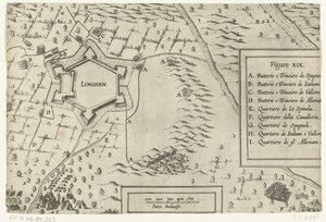 Belagerung und Eroberung von Lingen durch Spinola, 1605 von Anonymous