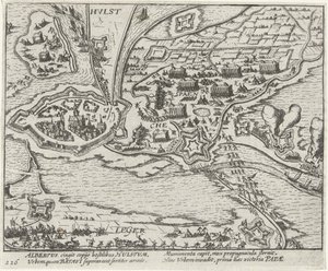Belagerung von Hulst durch Erzherzog Albrecht, 1596 von Anonymous