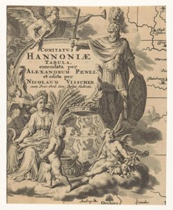 Ceres, Putti und Wappen von Hennegau von Anonymous