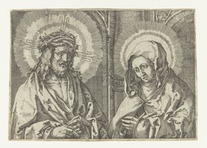 Christus und Maria von Anonymous