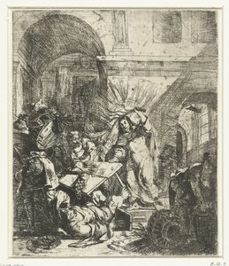 Christus vertreibt die Geldwechsler aus dem Tempel