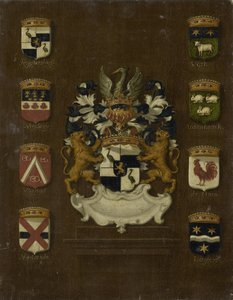 Wappen von Jan van Reyersbergh mit seinen acht Vierteln von Anonymous