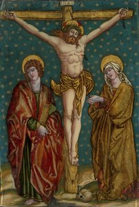 Kreuzigung Christi, mit der Jungfrau und St. Johannes