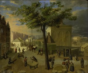 Der Schleifsteinmarkt mit dem Gebäude 
