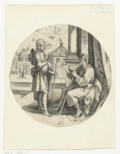 Die Abschiedsworte von Tobit an seinen Sohn Tobias von Anonymous