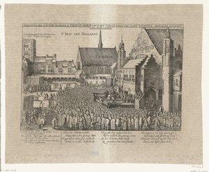 Die Enthauptung von Johan van Oldenbarnevelt, 1619 von Anonymous