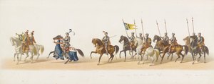 Delfter Umzug von 1873 (erste Platte) von Anonymous
