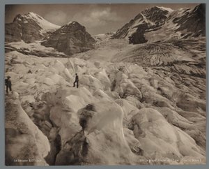 Eigergletscher nordwestlich des Eigers in der Schweiz von Anonymous