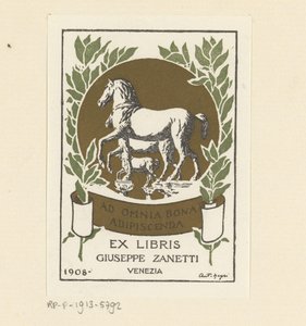Ex Libris von Giuseppe Zanetti von Anonymous
