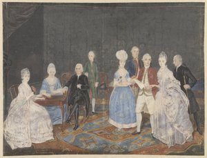 Familiengruppe von neun Personen von Anonymous
