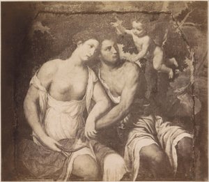 Venus und Adonis (nach Paris Bordone) von Anonymous