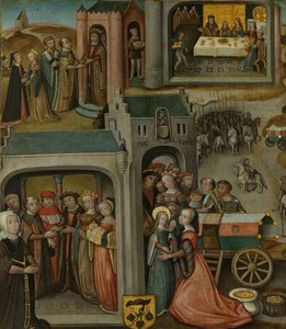 Vier Szenen aus der Legende der Heiligen Elisabeth von Ungarn
