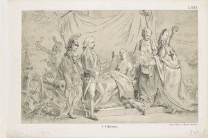 Geburt von Prinz Wilhelm Friedrich Georg, dem späteren König Wilhelm II., 1792 von Anonymous