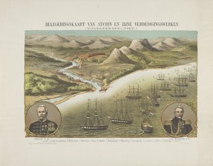 Ansicht von Atjeh während der zweiten Atjeh-Expedition, 1873-1874 von Anonymous