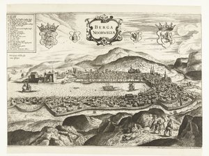 Ansicht von Bergen (Norwegen), 1665 von Anonymous
