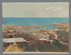 Ansicht von Genua und dem Ligurischen Meer, Italien von Anonymous