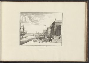 Ansicht des Palazzo del Nunzio Ponteficio in Venedig (Paleizen en monumenten in Venetië, Livorno, Napels en Rome)